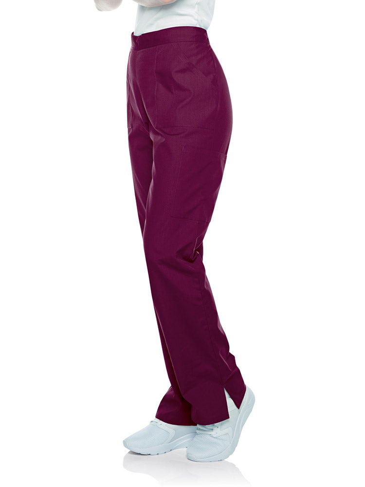  Landau Scrub Zone Unisex Relaxed Fit 2-Pocket Drawstring Cargo  Scrub Pants 85221 Grape PXS: Clothing, Shoes & Jewelry