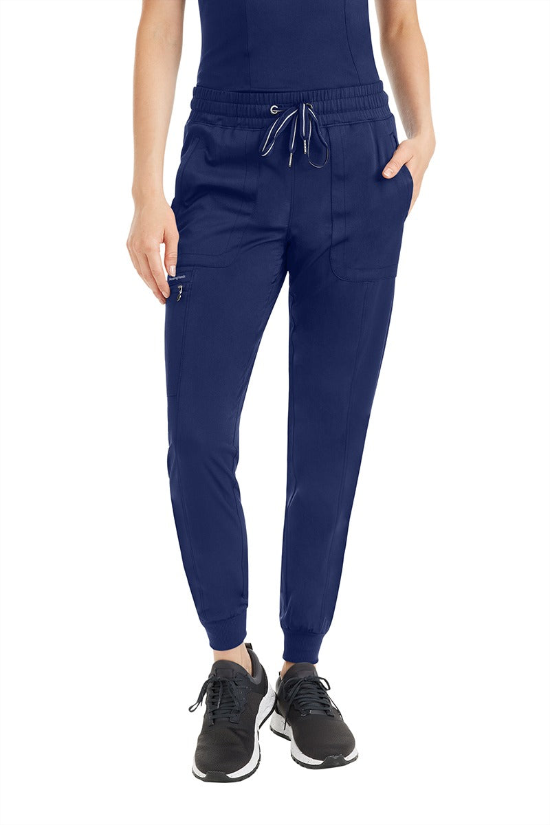 Purple Label Women's Aspen Knit Lined Jogger Scrub Pant | Navy – Scrub ...