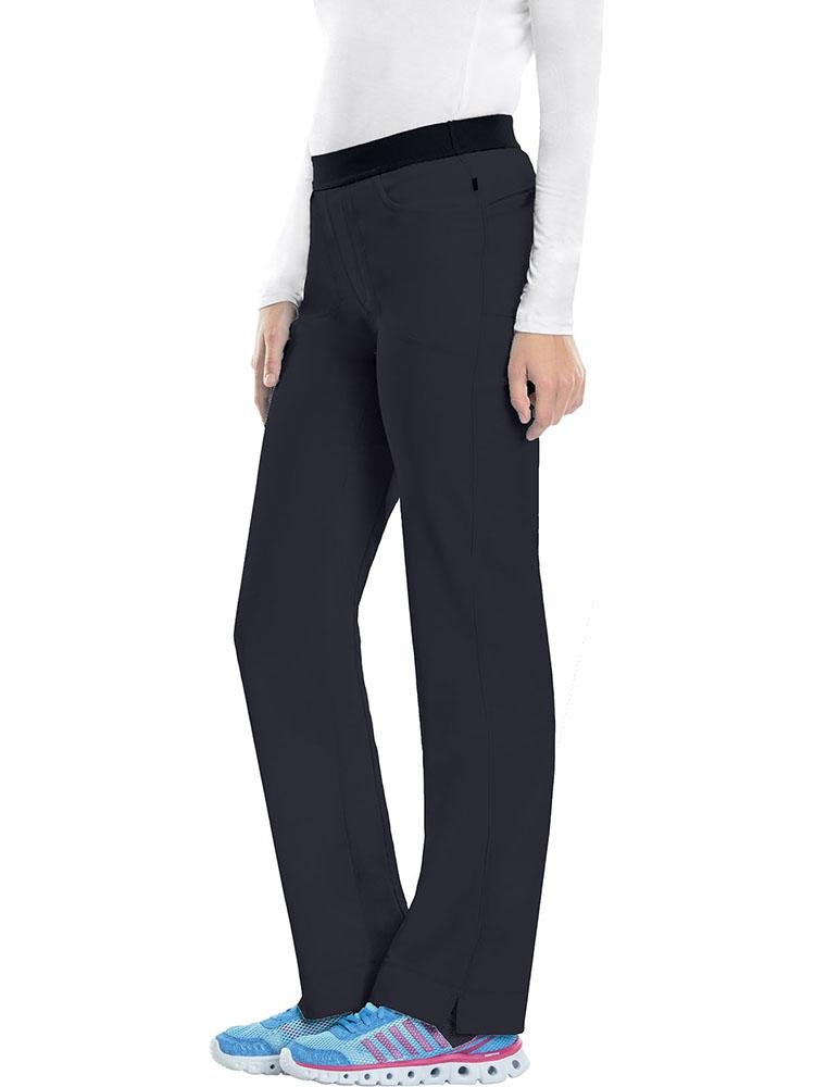 Women's Infinity Drawstring Scrub Pant (Petite Length) in Black – KIVIK