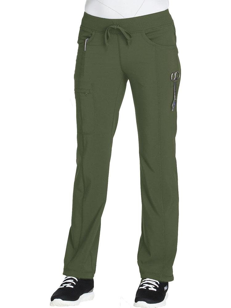 Cherokee Infinity Pant - Mid Rise Zipper Scrub Jogger – Lasalle Uniform