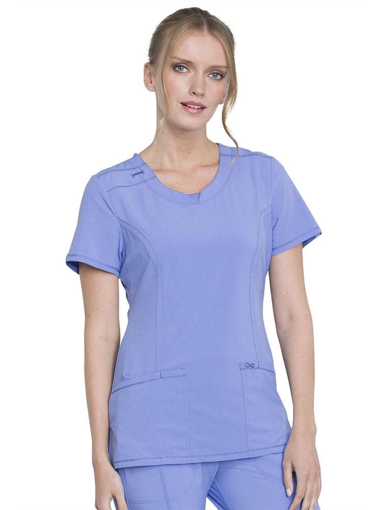 Cherokee, Tops, Mount Sinai Hospital Teal Scrub Top 3 For 2