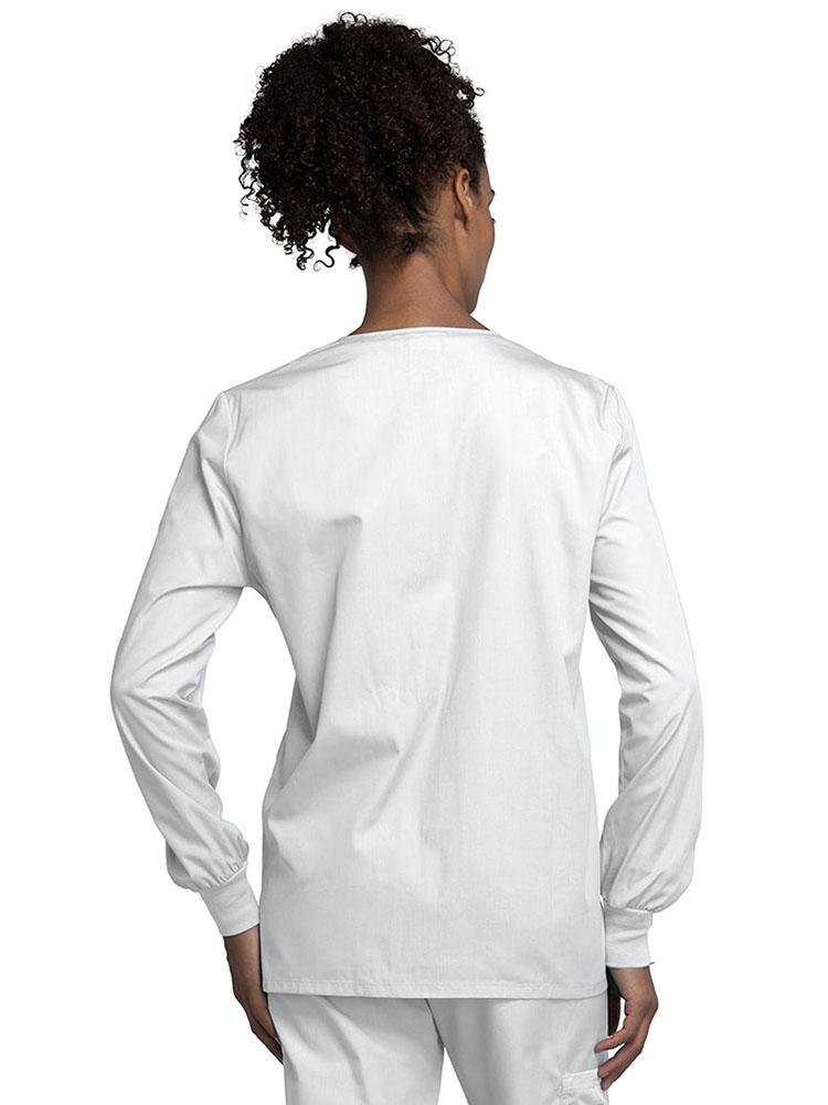 white workwear jacket