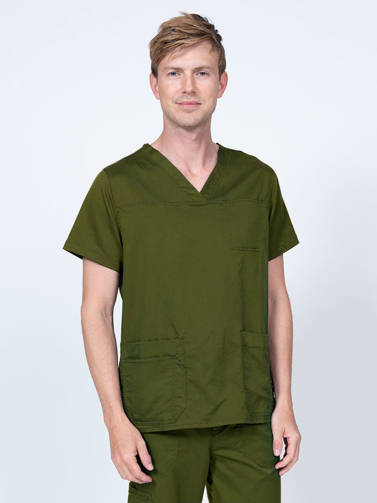 Luv Scrubs Unisex Single Pocket V-Neck Scrub Top