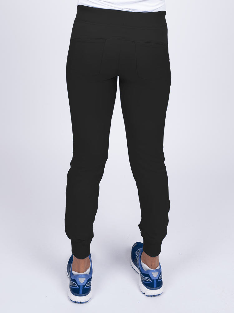 Black Women's Jogger Scrub Pants DK234-BLK - The Nursing Store Inc.