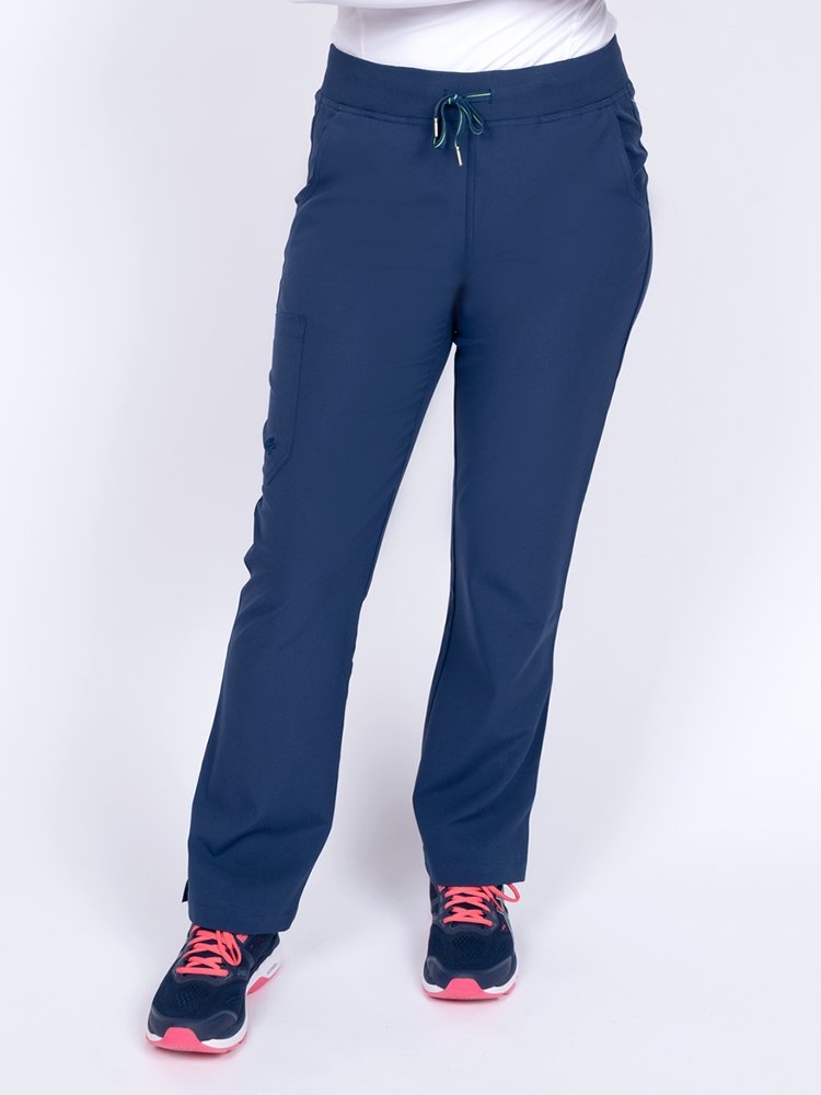 Meraki Sport Women's Yoga Scrub Pant | Navy – Scrub Pro Uniforms