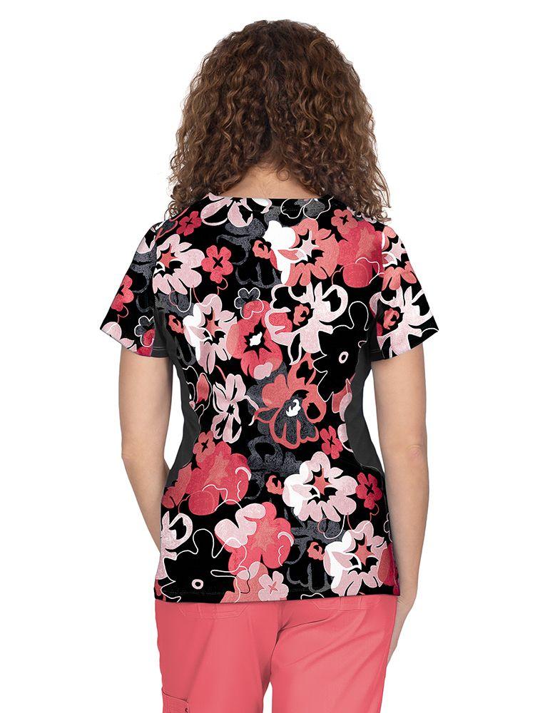 Healing Hands Purple Label Amanda Autumn Kiss Print Top Scrubs Beyond  Scrubs Beyond