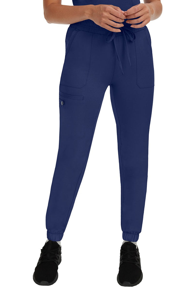 EASY CARE JOGGER WAIST TROUSERS - Navy blue