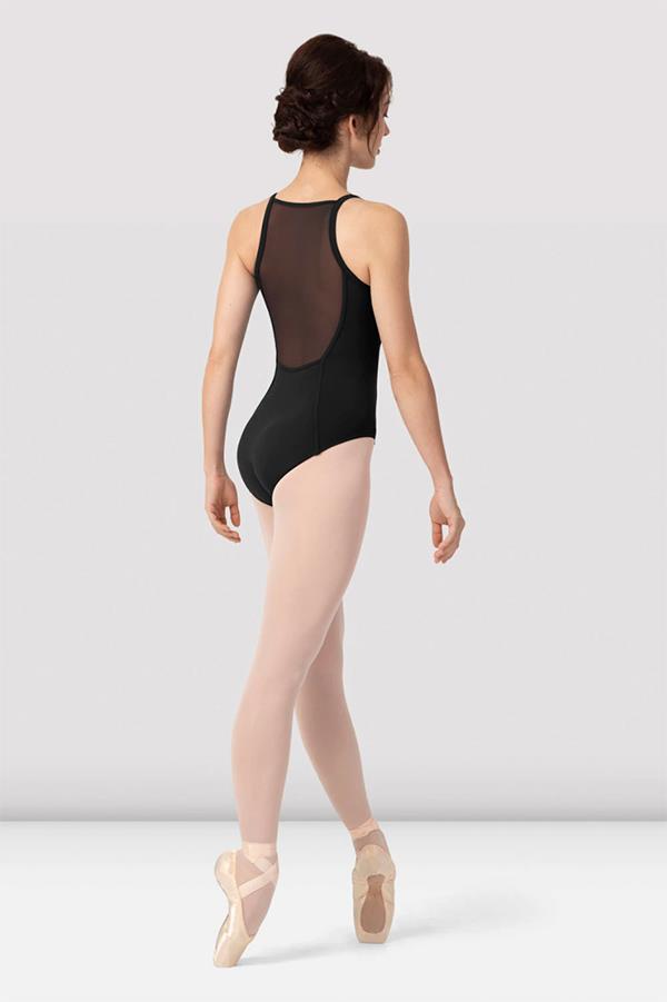 Bloch Diem Open Back Corset Halter Bodysuit Adult L0175 – Dance