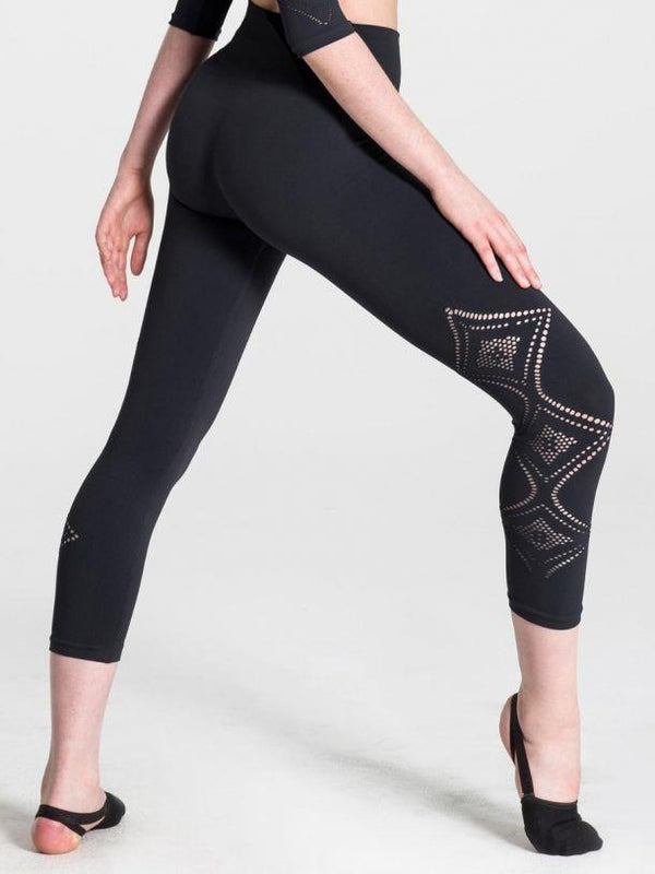 Capezio 11382W Ribbed Sweater Knit Legging Adult - Music