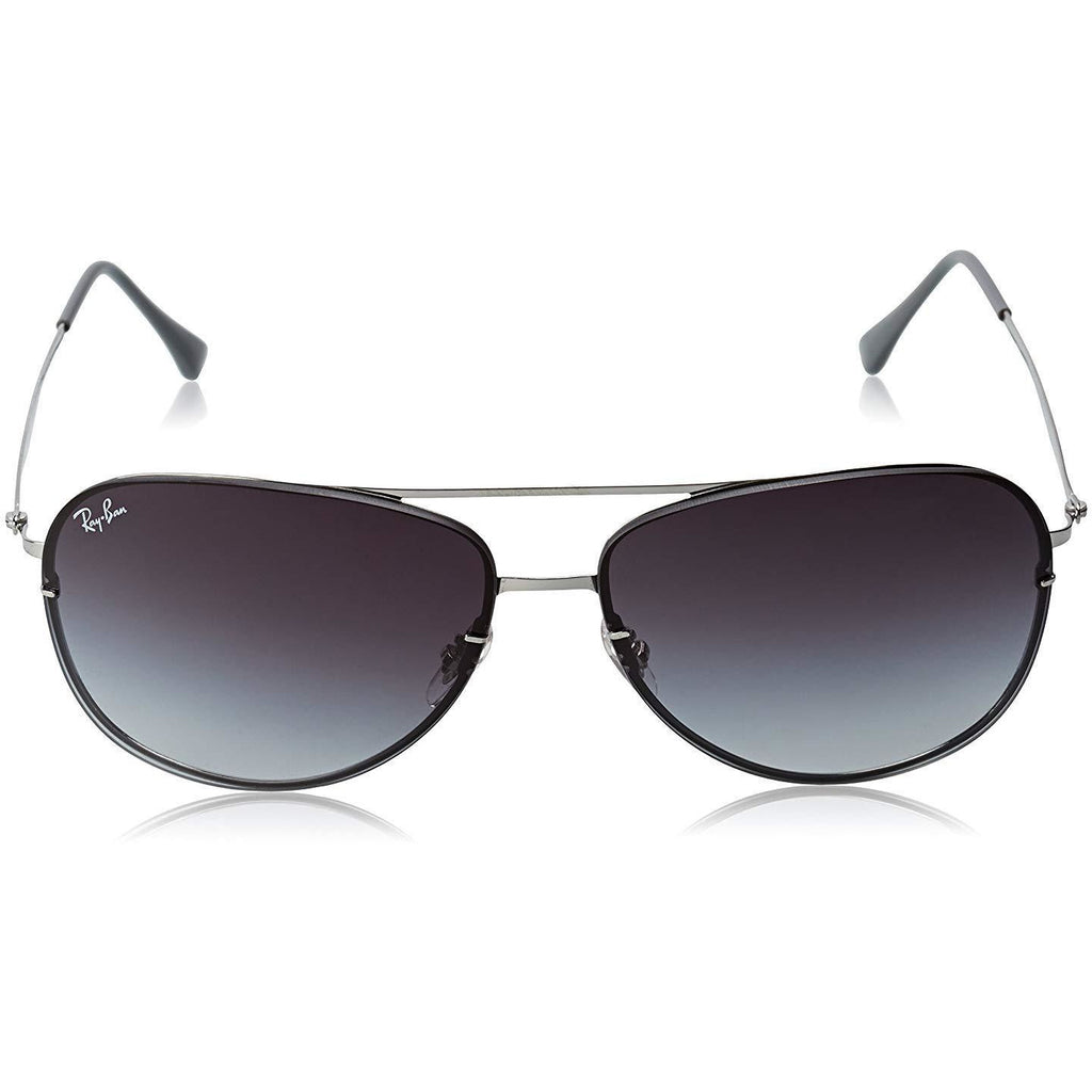 61mm gradient lens aviator sunglasses