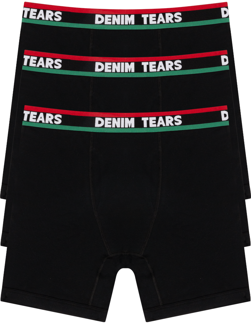 BOXER 3-PACK BLACK - Denim Tears