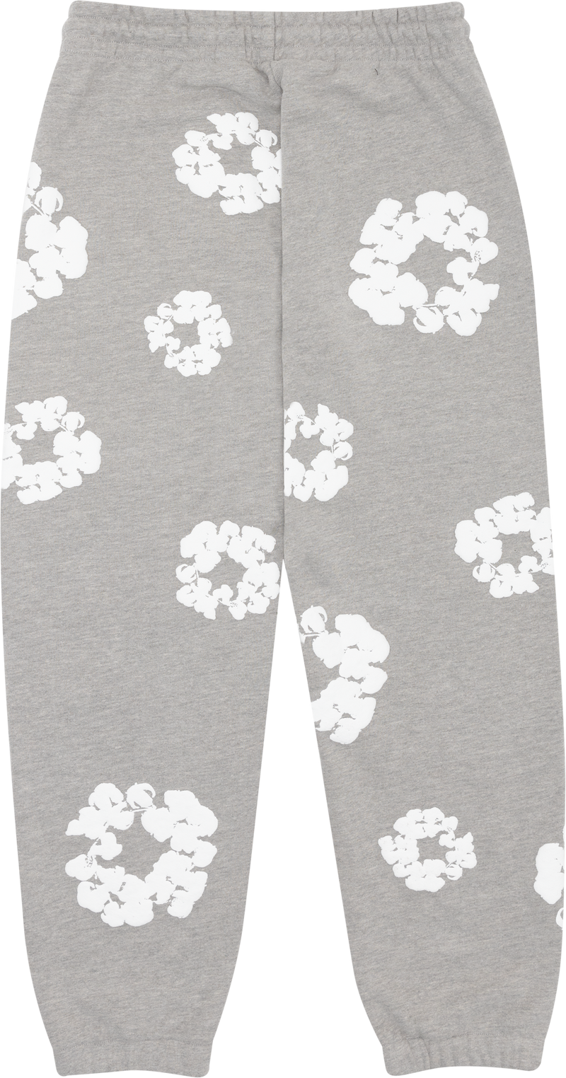 The Cotton Wreath Sweatpants Grey - Denim Tears