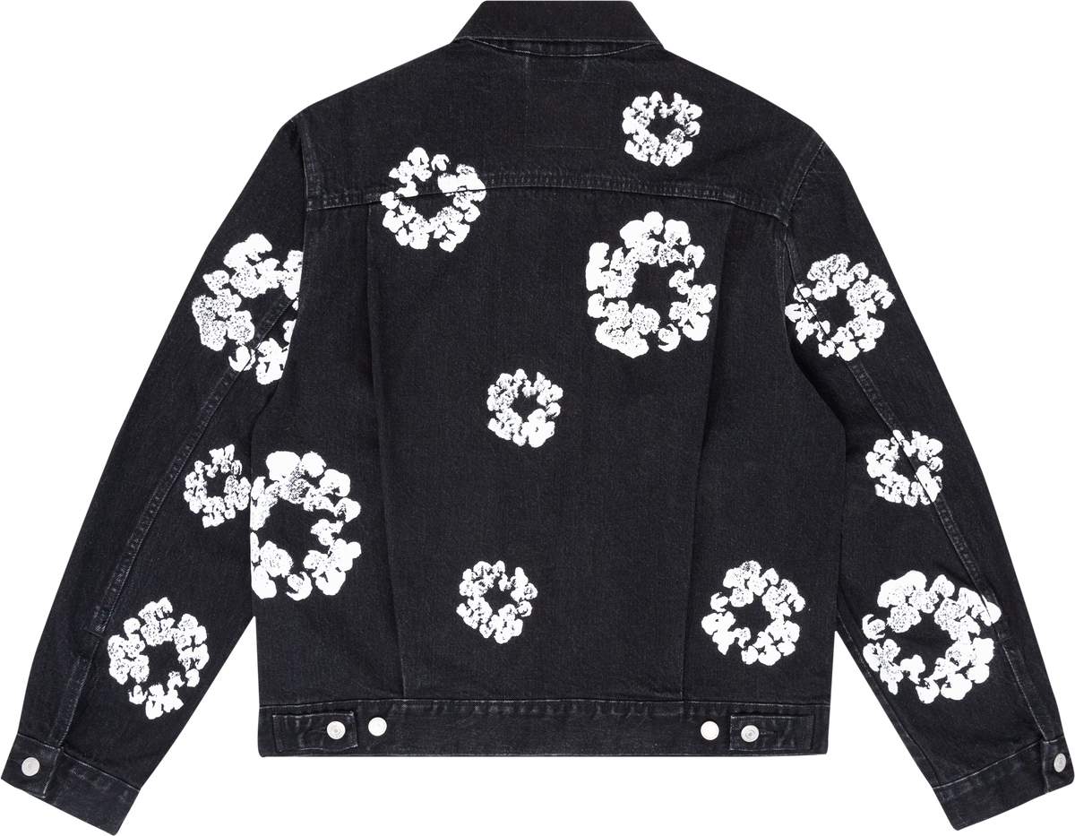 TYPE - 2 ALL OVER WREATH BLACK - Denim Tears