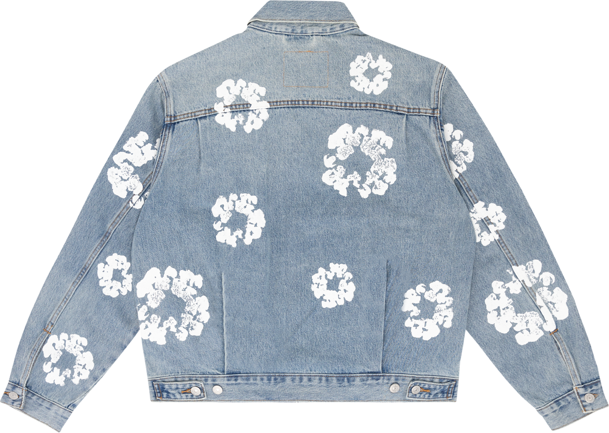 TYPE - 2 ALL OVER WREATH LIGHT WASH - Denim Tears