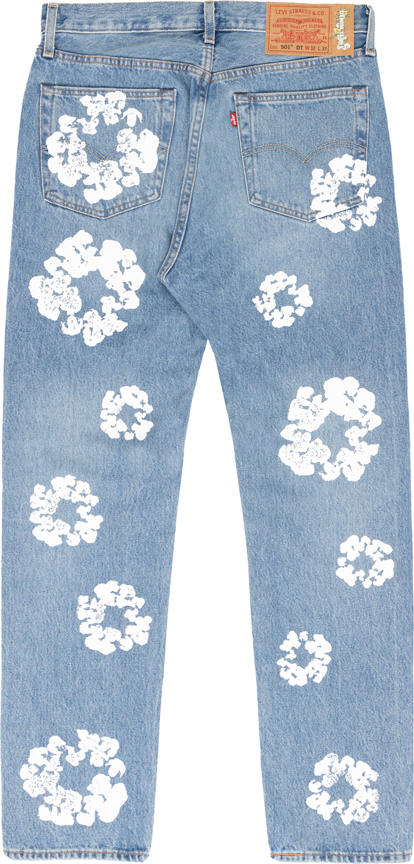 THE COTTON WREATH JEAN LIGHT WASH