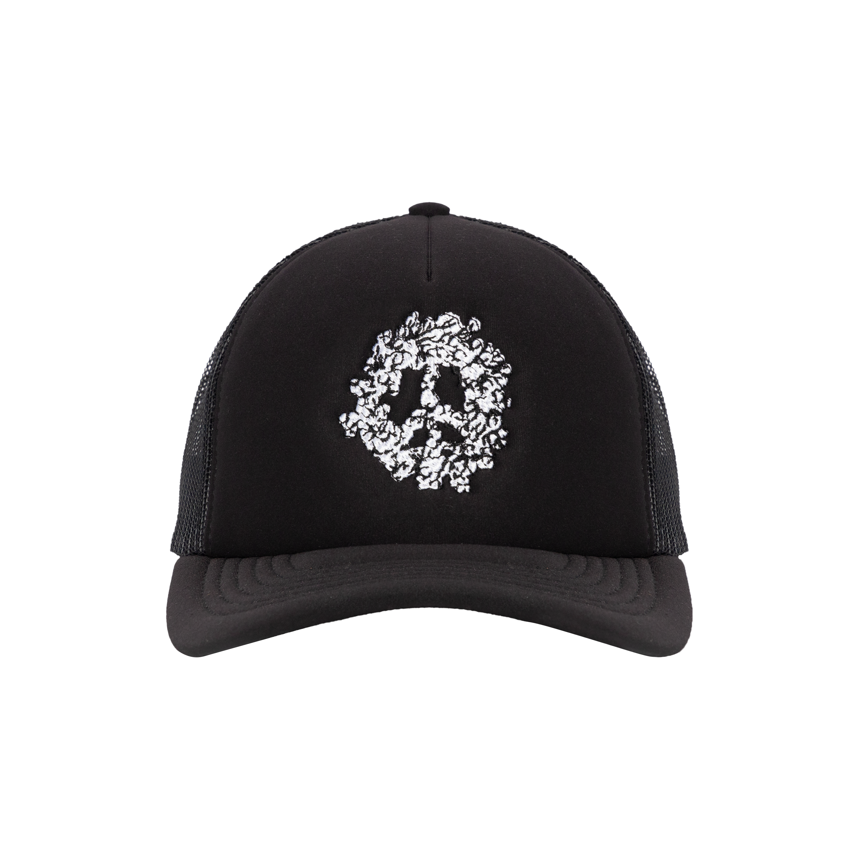 Cotton Peace Wreath Trucker Hat