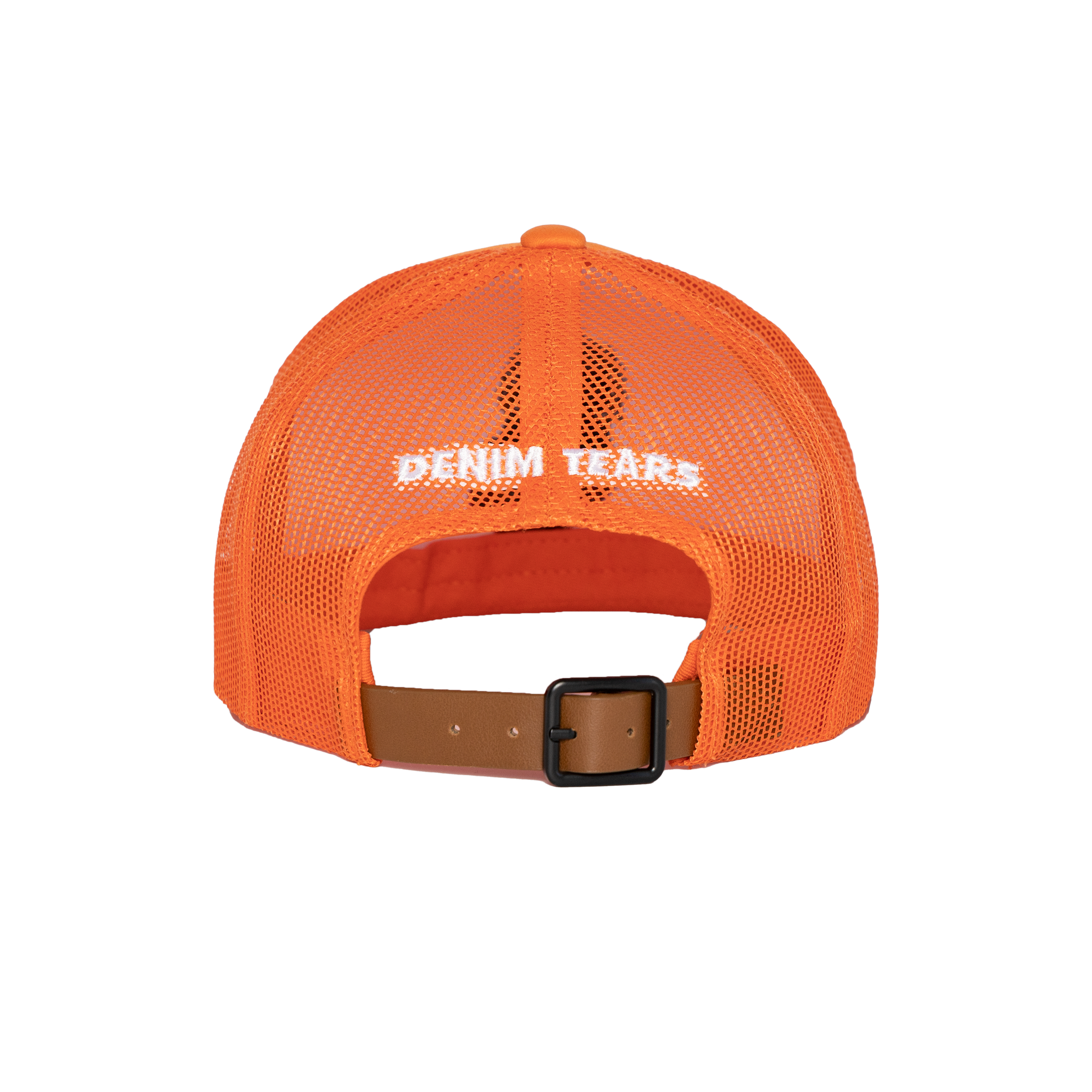 Crown Made of Cotton Orange Trucker Hat