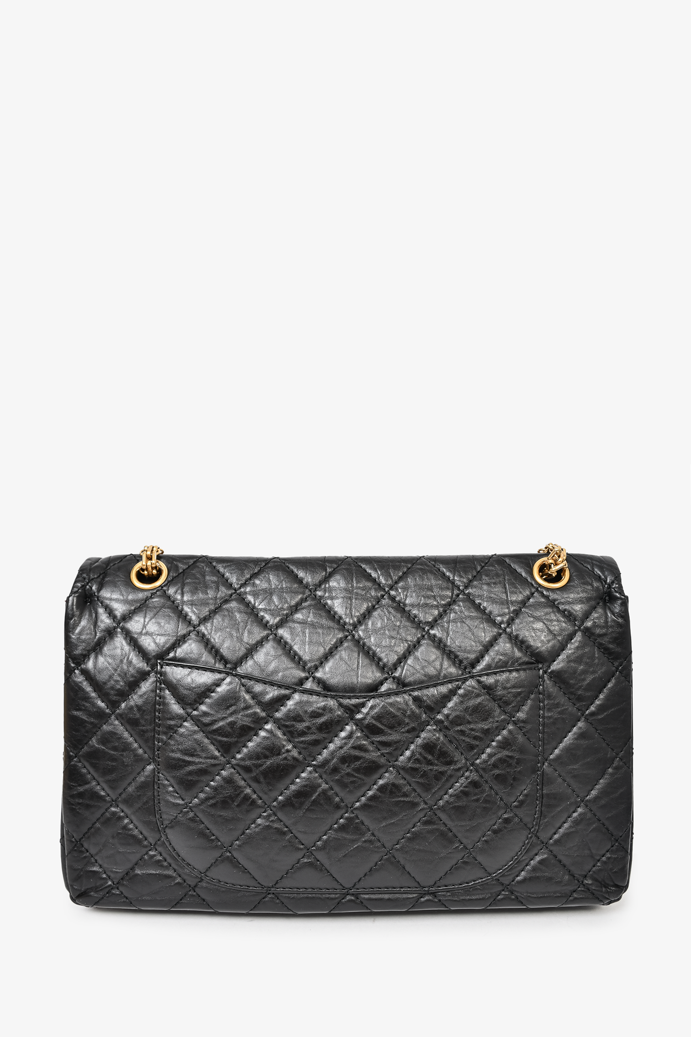 CHANEL, a black caviar leather shoulder bag, Double Flap Maxi. - Bukowskis