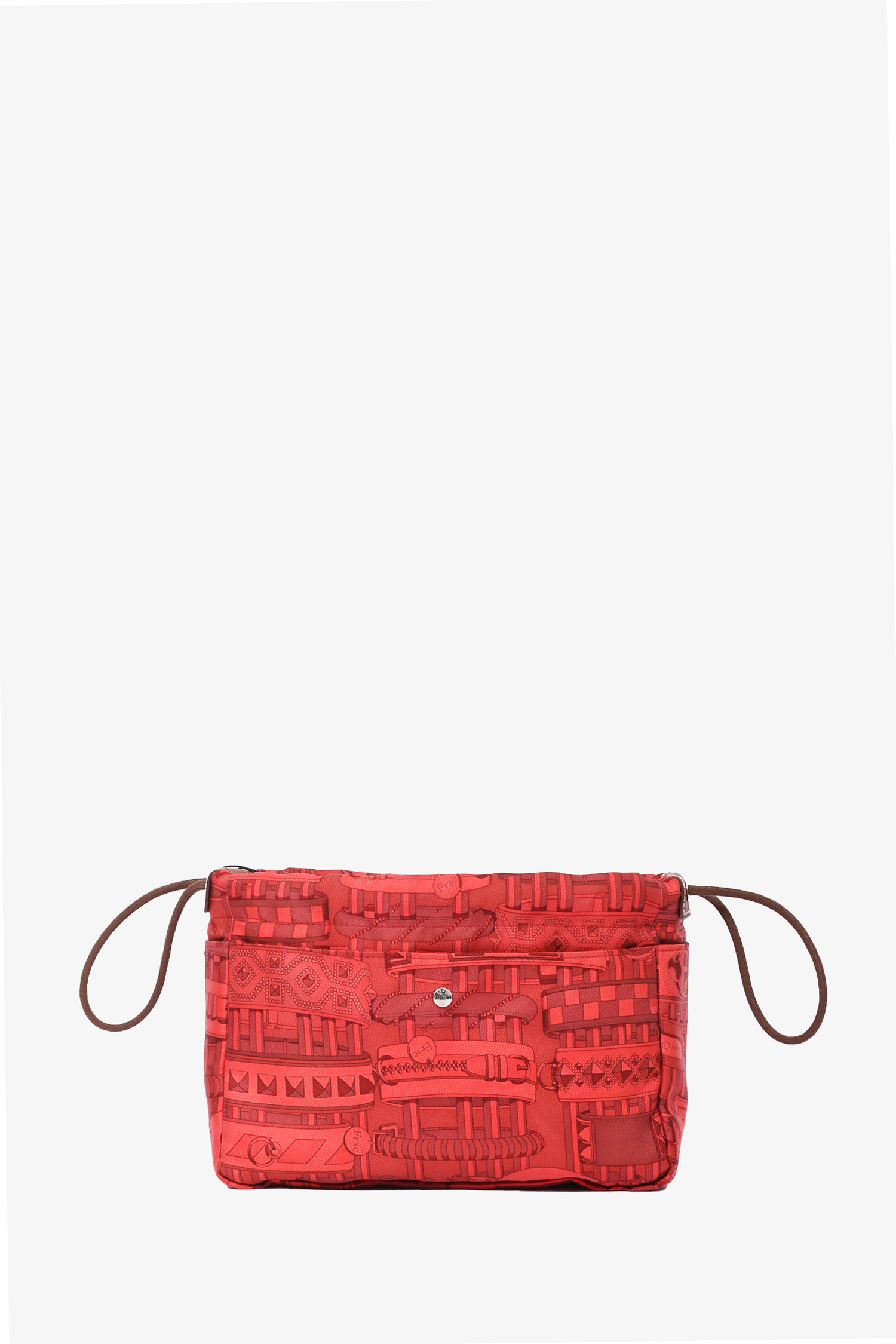 Image of Hermès Orange Printed Fourbi 20 Pouch Insert