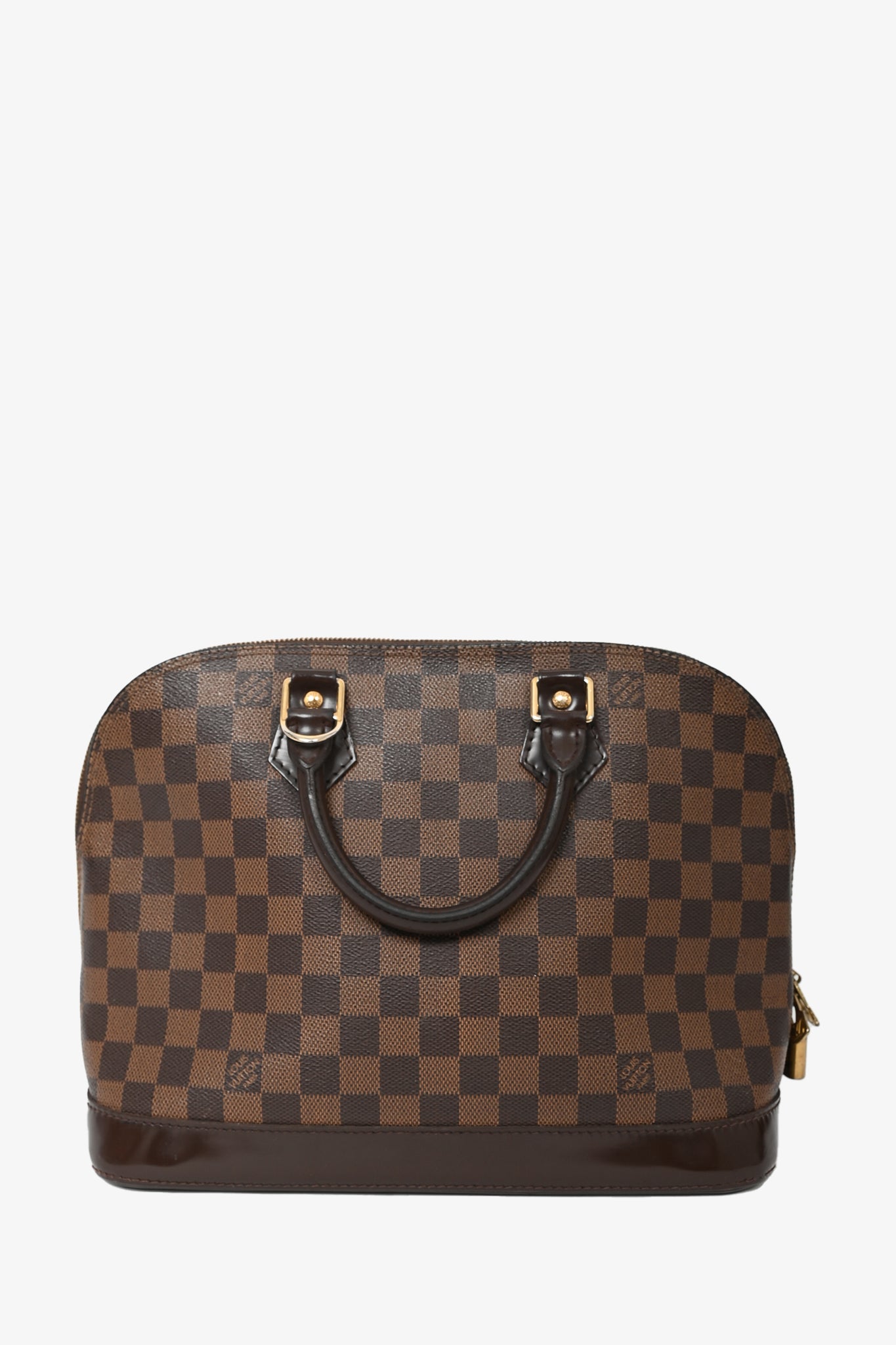 Louis Vuitton Damier Ebene Alma BB w/ Strap - Brown Handle Bags, Handbags -  LOU735513