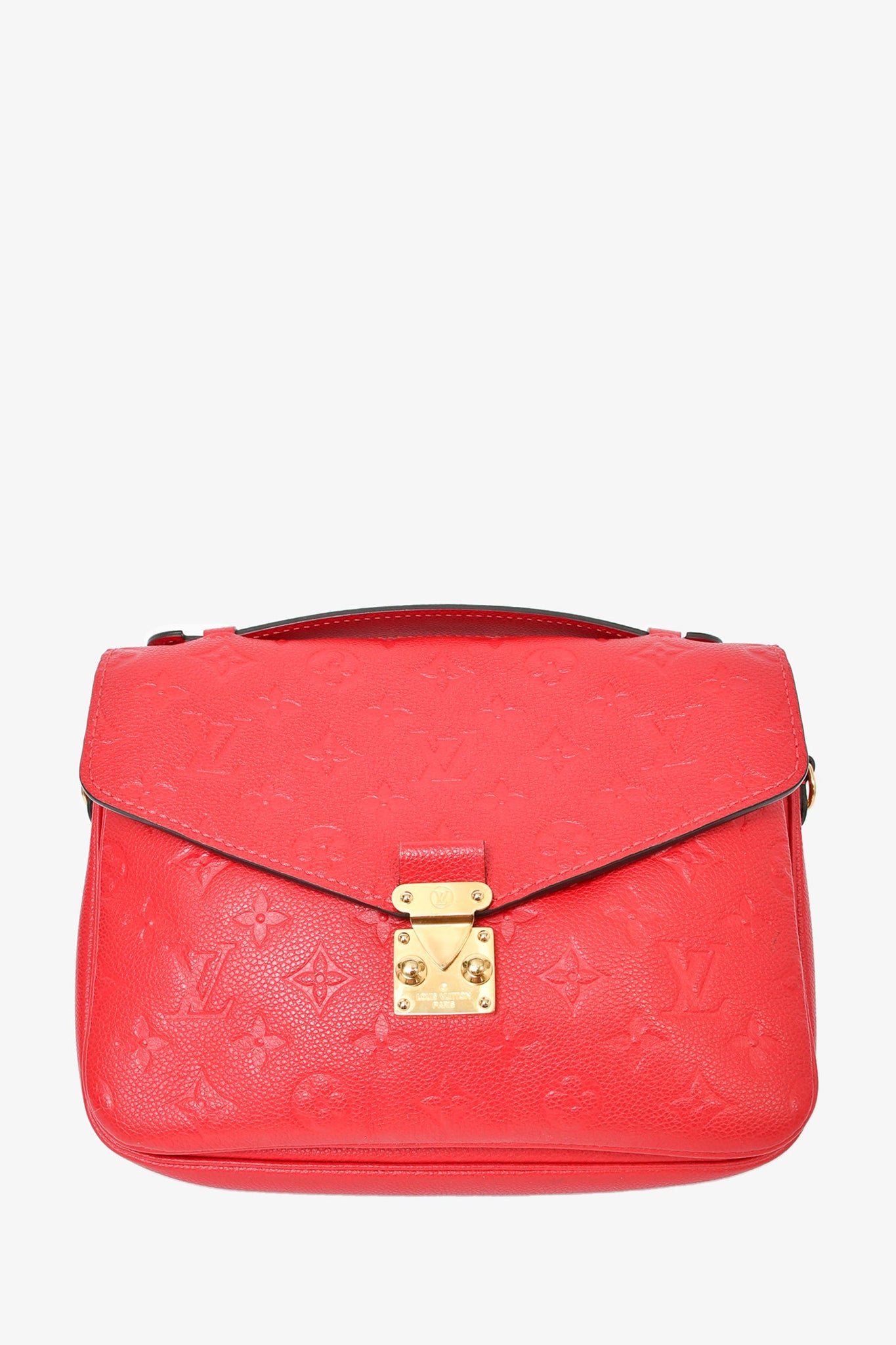 Louis Vuitton Pink Leather 'Capucines MM' w/ Black/Pink Twilly and Str –  Mine & Yours