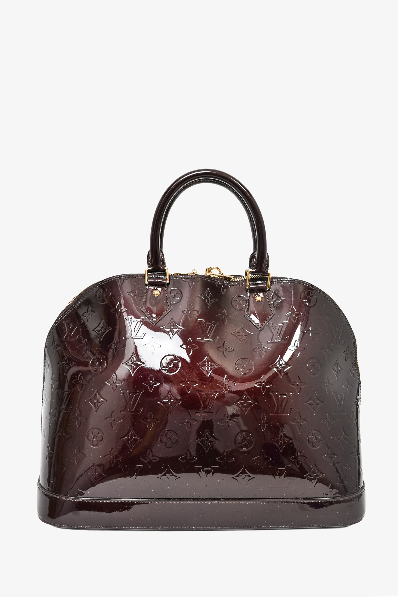 Louis Vuitton Vernis Alma PM Bag (Amarante) 