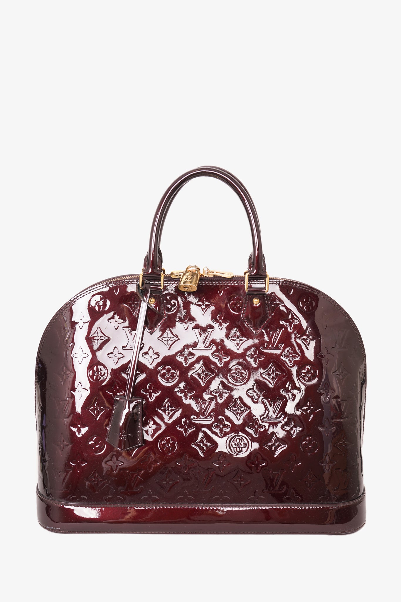 Louis Vuitton Amarante Monogram Vernis Deesse GM Bag – The Closet