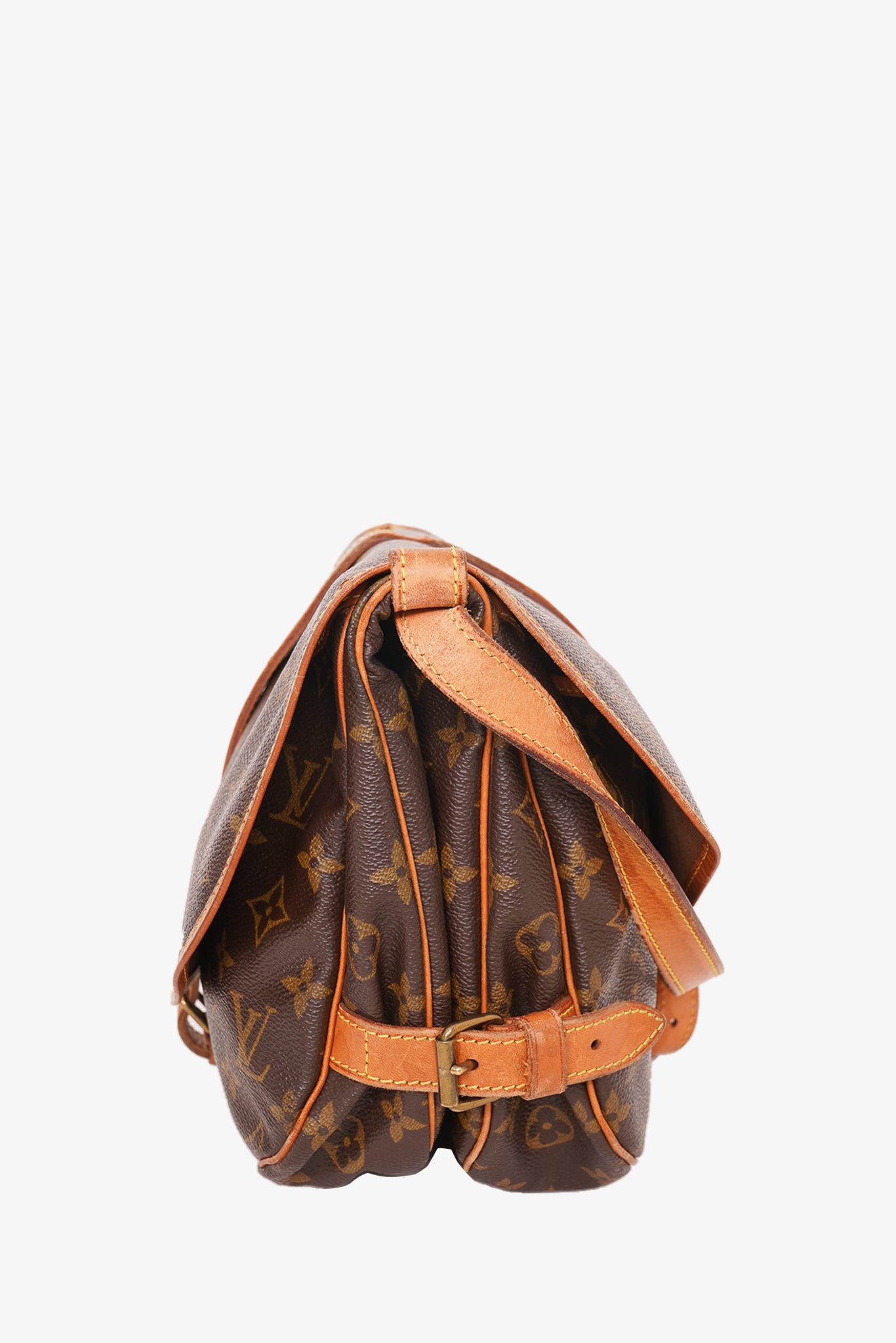 Papillon trunk leather handbag Louis Vuitton Brown in Leather - 28331069