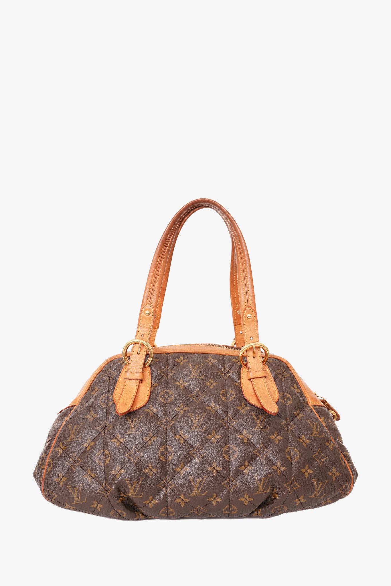 LOUIS VUITTON Monogram Glace Fonzie Messenger Bag Brown 38509