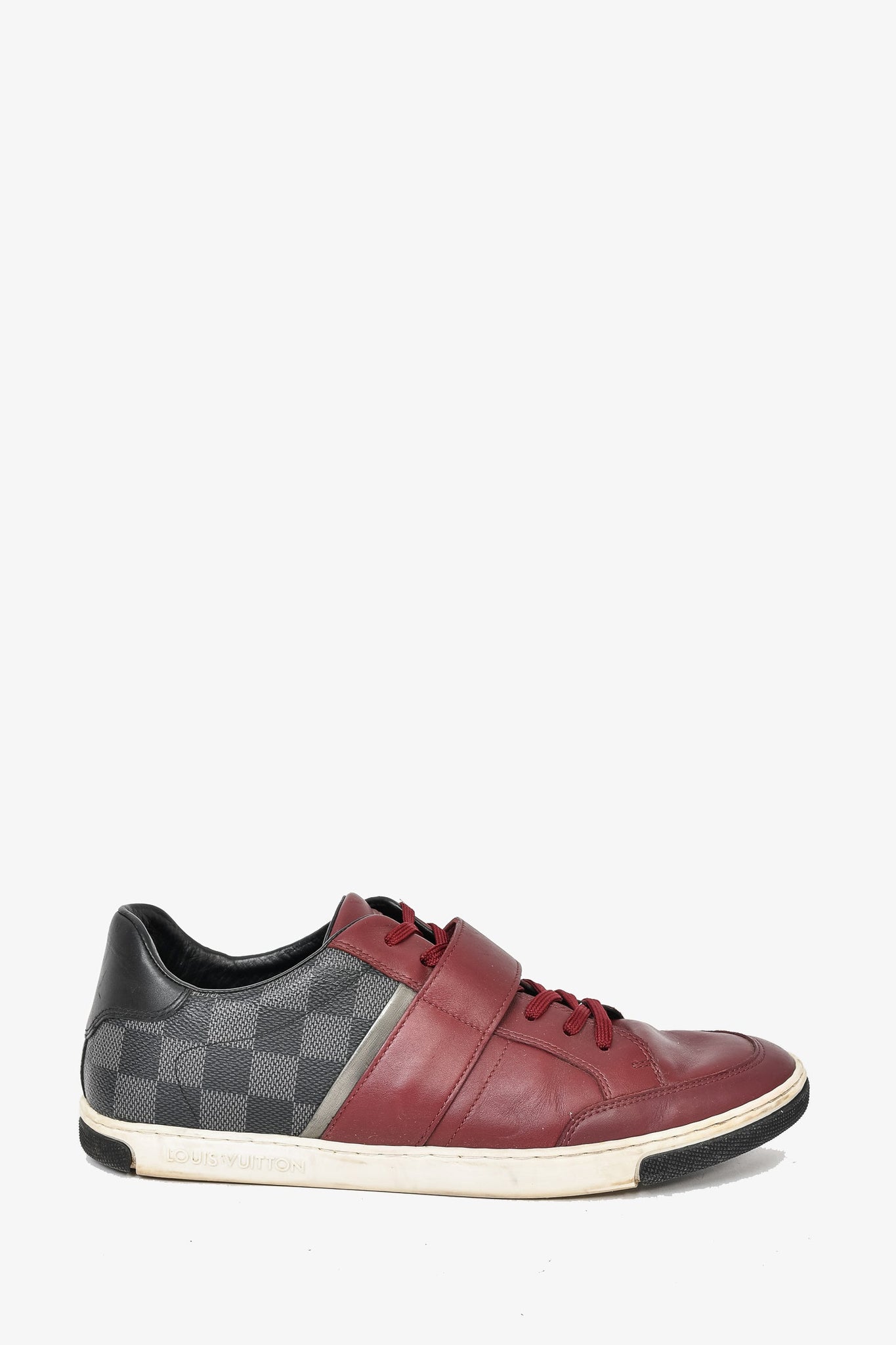 Louis Vuitton Men Damier Graphite Tenis Rivoli Hightop Sneaker