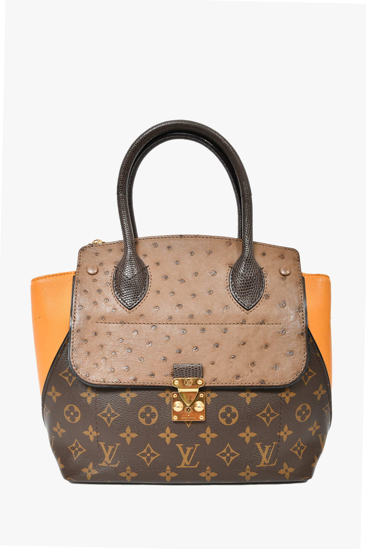 image of Louis Vuitton Ostrich & Python Majestueux MM