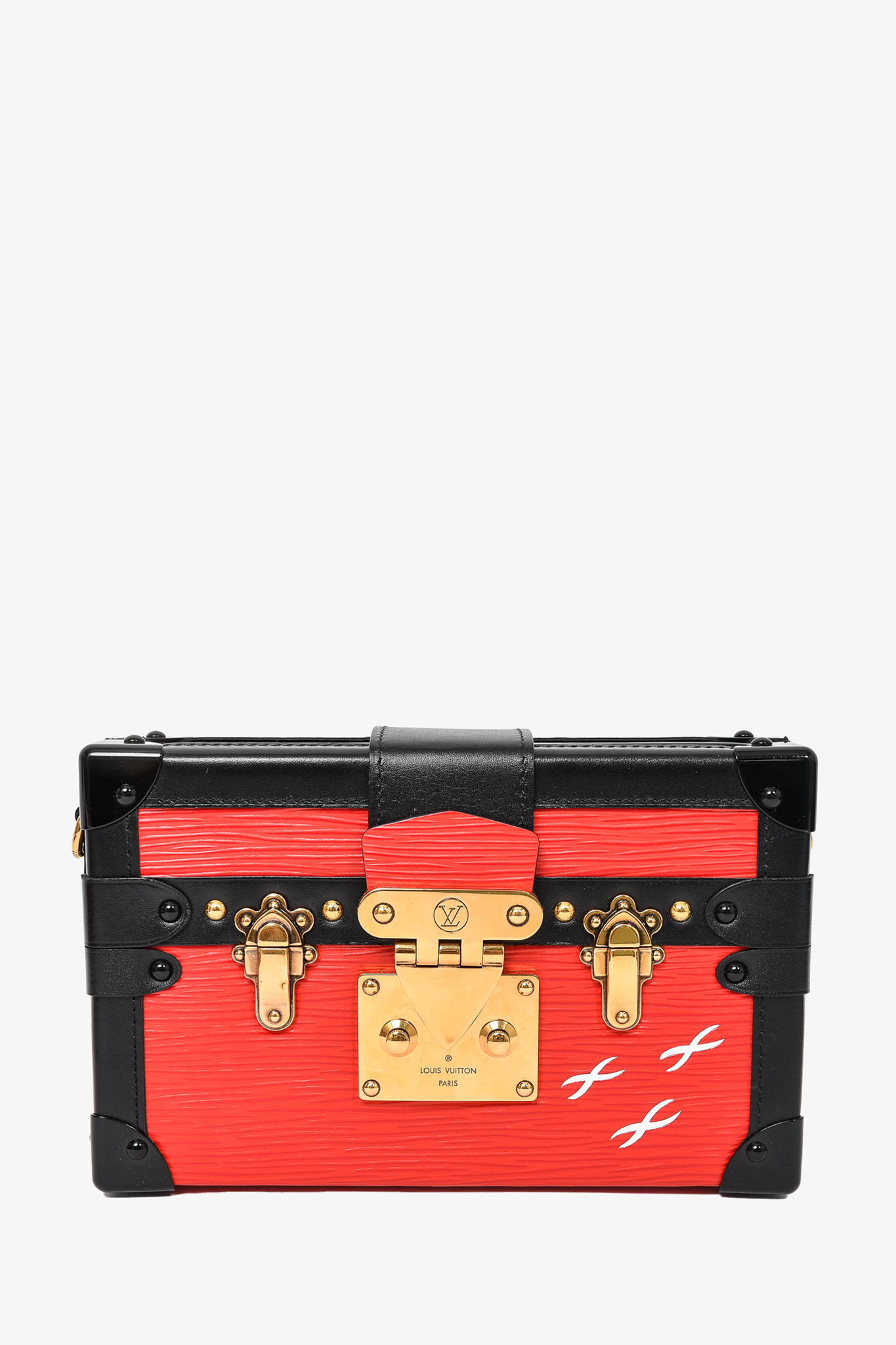 Louis Vuitton Saint Placide M43713 Red Monogram Canvas and Calf Leathe -  MyDesignerly