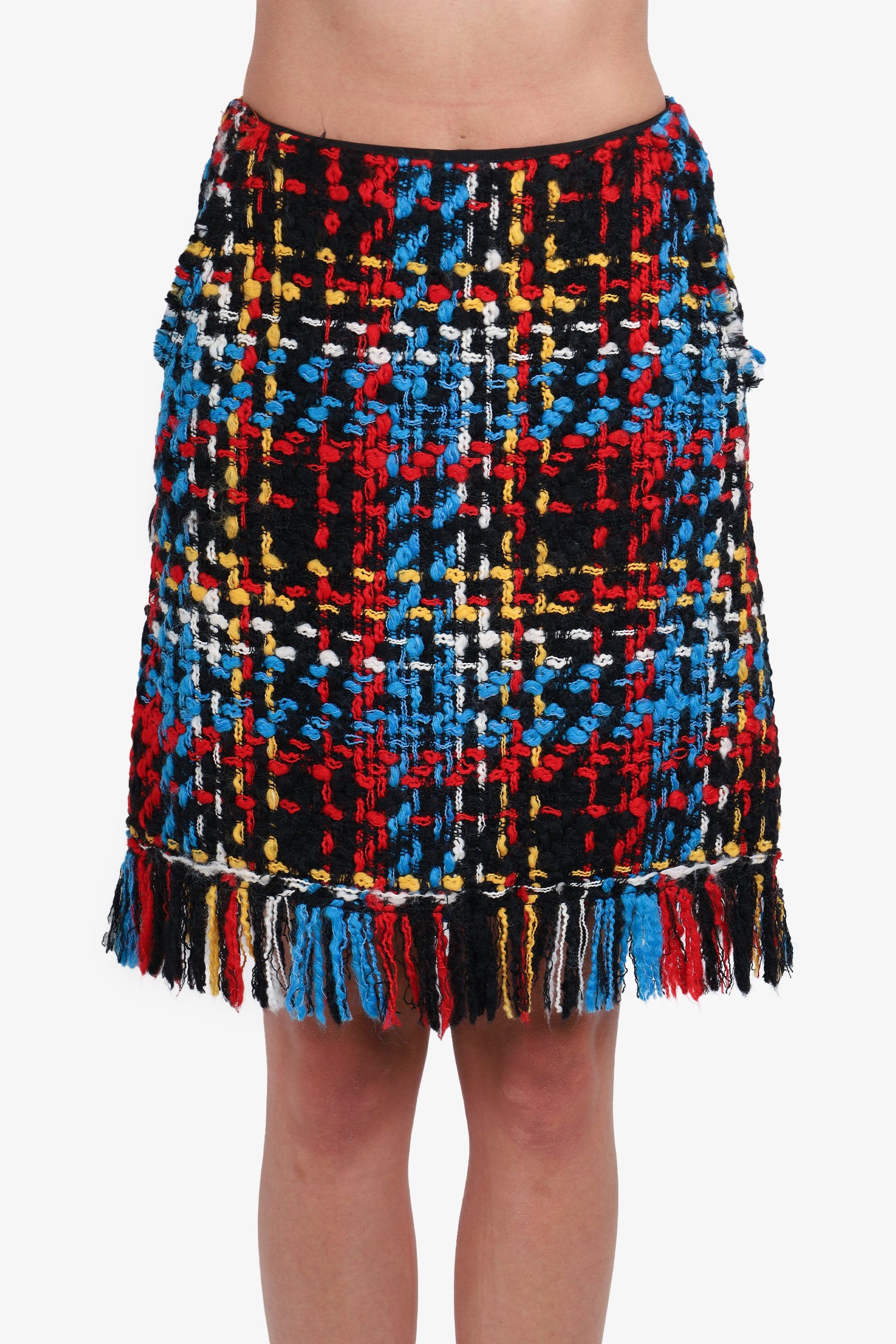 image of Sonia Rykiel Multicolour Tweed Skirt Size L