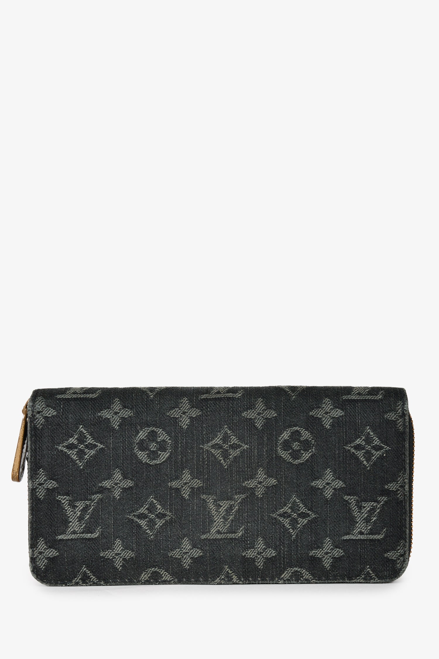 image of Louis Vuitton 2008 Denim Monogram Zippy Wallet