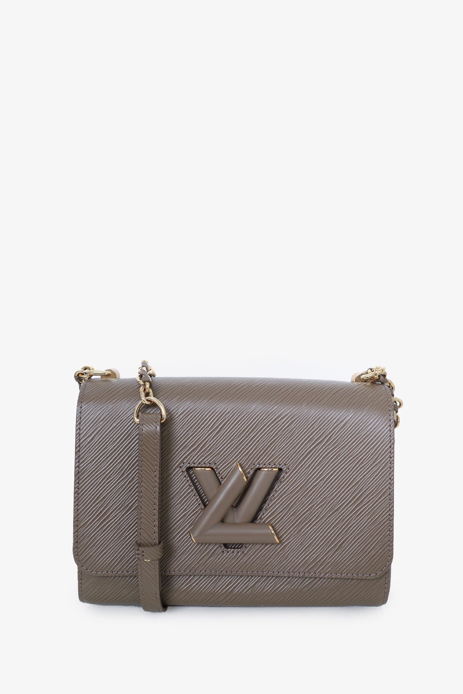 Image of Louis Vuitton Smokey Brown Epi Twist MM Shoulder Bag