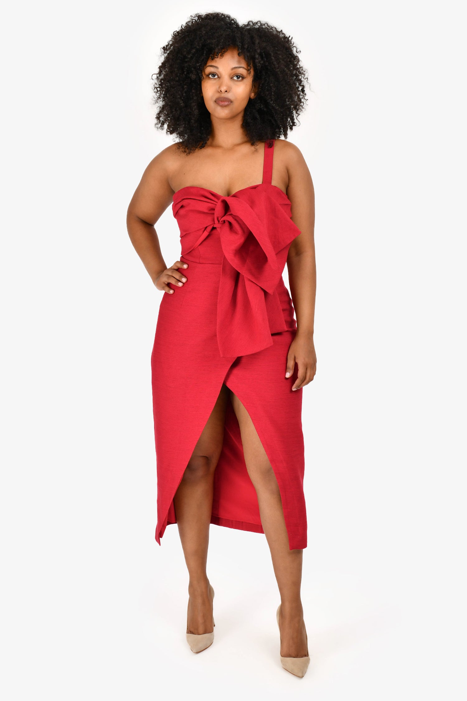 image of C/Meo Collective Red 'Eachother' Dress Size L