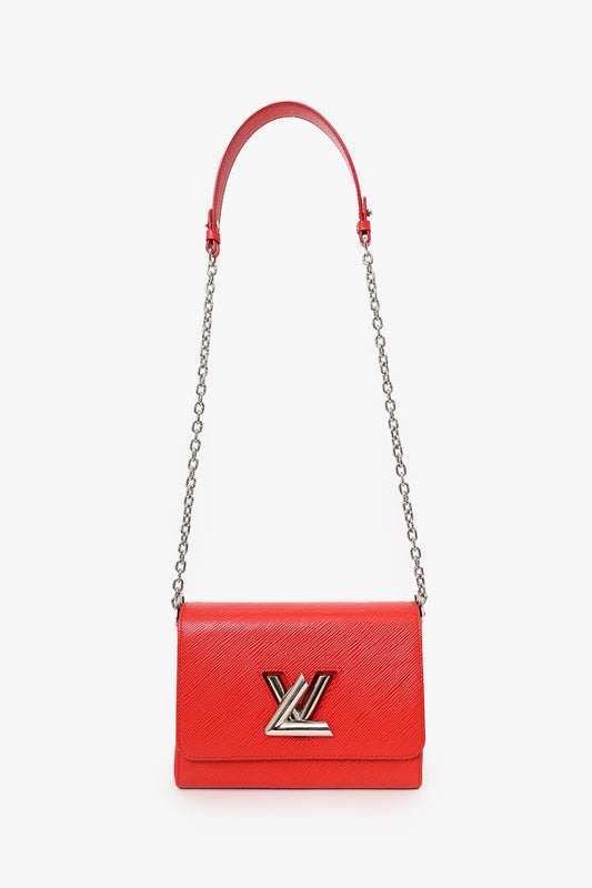 Louis Vuitton 2015 Red Epi Leather Twist PM Chain Bag