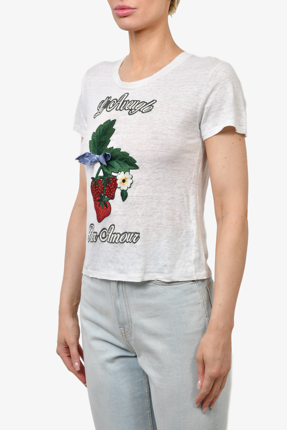 Hermes White Cotton Embroidered Pocket T-Shirt Size 36 – Mine & Yours