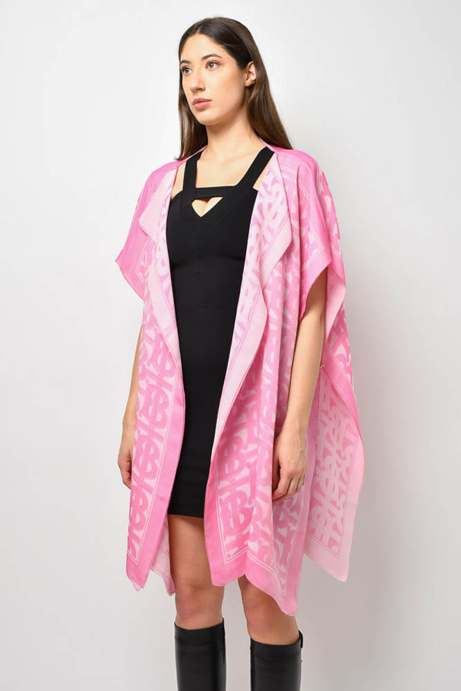 Burberry London Pink TB Printed Silk Cape — Mine & Yours - Vancouver Luxury  Fashion Resale + Consignment