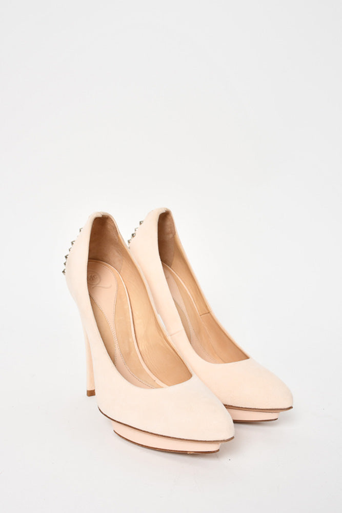 Nicholas Kirkwood White Leather Hexagon Pointed Toe Pumps Size