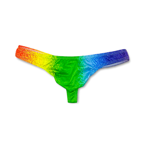 pink monogram MCE logo thong