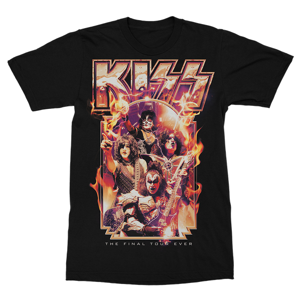 2021 Heaven's On Fire Tour Date T-Shirt – KISS Official Store