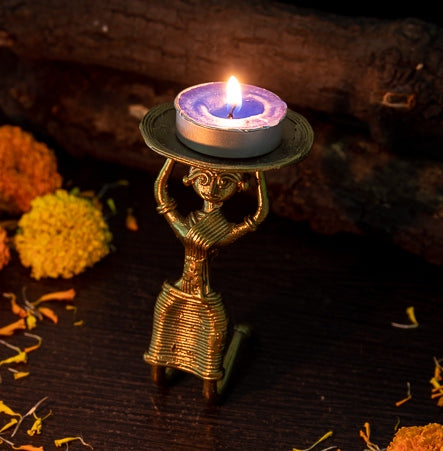 Dokra Candle Stand