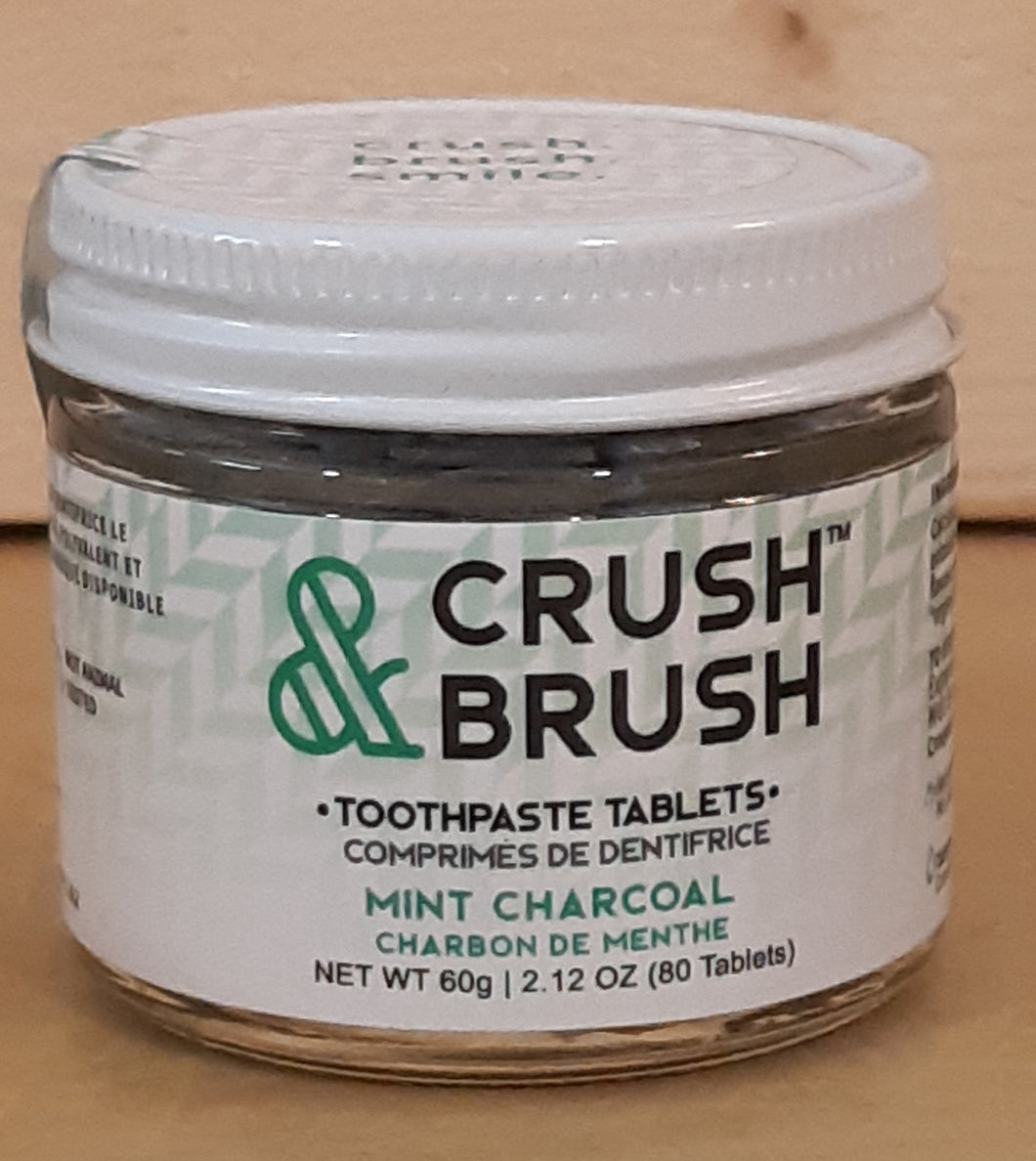 crush and brush toothpaste tablets