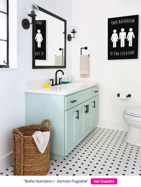 ▷ 1001 + Ideas de cuadros para baños modernos con estilo  Decorar baños  pequeños, Diseño de baños chicos, Como decorar baños pequeños