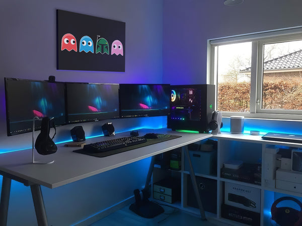 Lo que Debes Saber para Iluminar una Habitación Gamer