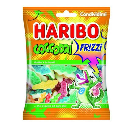 5 x Candy Crocodile Haribo Gummy Coloured Blister 175 Gr Coccodri