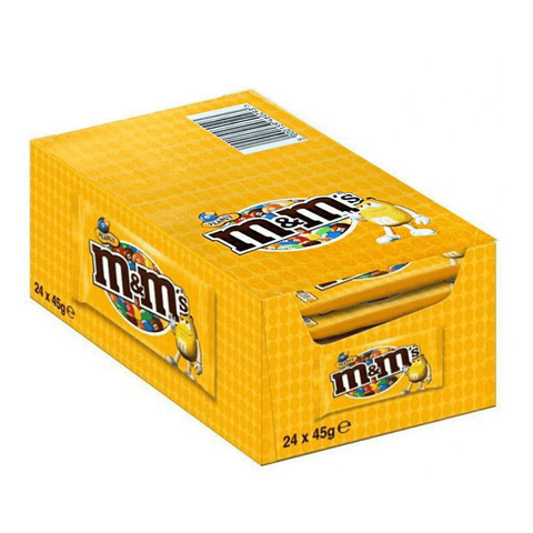 M&M's Peanut Chocolate Bulk Box, Chocolate Gifts 24 Packs of 45g