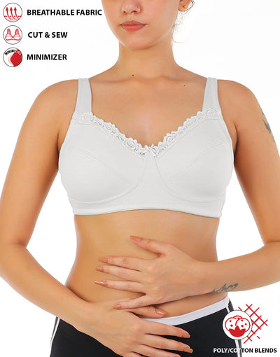 LASCANA MINIMIZER BH - Underwired bra - creme/off-white 