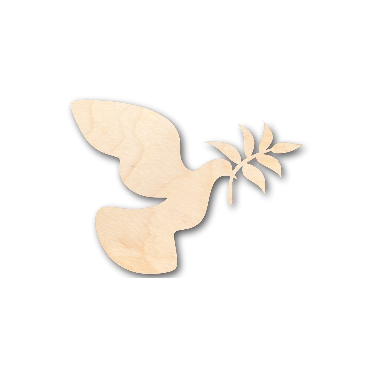 Unfinished Wood Peace Dove Shape - Bird - Wildlife - Craft - up to 24" DIY